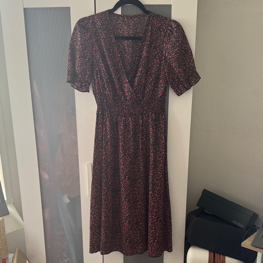 Floral V-Neck Dress